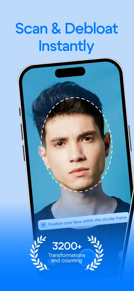 Bloat Down mobile app design